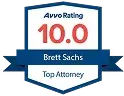 Avvo Rating 10.0, Brett Sachs, Top Attorney